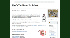 Desktop Screenshot of hawtaekwondo.com
